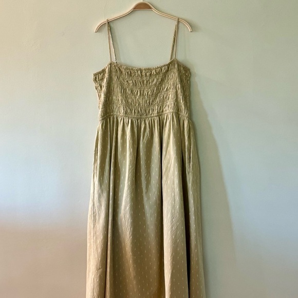 Madewell Theo Sleeveless Midi Dress - Picture 3 of 4